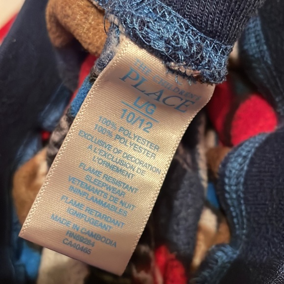 Children’s place 10/12 boys fleece lounge pants. - Picture 3 of 3